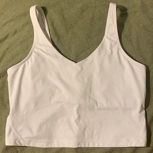 White yoga top